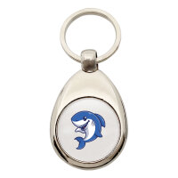 Schlüsselanhänger Hai Comic