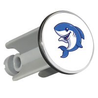 Waschbeckenstöpsel Hai Comic 4cm Abflussstopfen