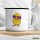 Emaille Tasse Cool Küken Comic 300ml Vintage Emaille Becher