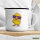 Emaille Tasse Cool Küken Comic 300ml Vintage