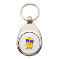 Schlüsselanhänger Cool Küken Comic