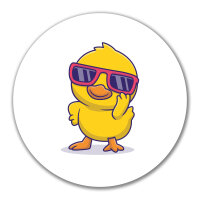 Aufkleber Cool Küken Comic 10cm