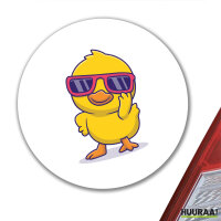 Aufkleber Cool Küken Comic 10cm