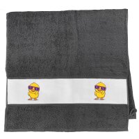 Handtuch Cool Küken Comic 50x100cm