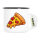 Emaille Tasse Pizza Stück Comic 300ml Vintage Emaille Becher