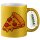 Glitzertasse Pizza Stück Comic 330ml