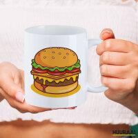 Kaffeetasse Burger Comic 330ml