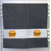 Handtuch Burger Comic 50x100cm