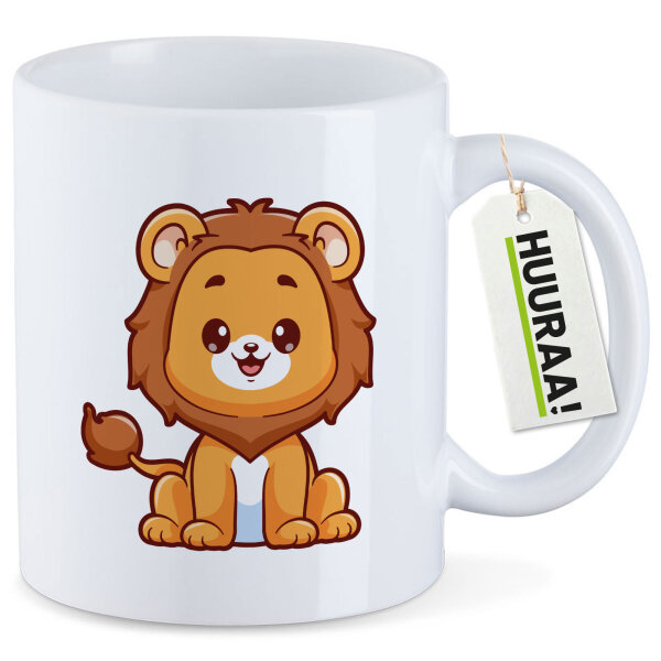 Kaffeetasse Löwe Comic 330ml