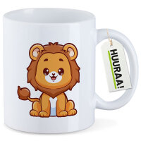 Kaffeetasse Löwe Comic 330ml
