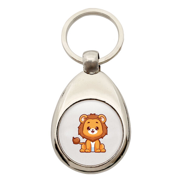 Schlüsselanhänger Löwe Comic