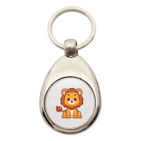 Schlüsselanhänger Löwe Comic