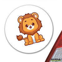 Aufkleber Löwe Comic 10cm