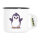 Emaille Tasse Pinguin Comic 300ml Vintage Emaille Becher