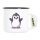 Emaille Tasse Pinguin Comic 300ml Vintage
