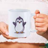 Kaffeetasse Pinguin Comic 330ml