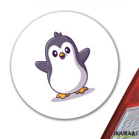 Aufkleber Pinguin Comic 10cm