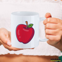 Kaffeetasse Apfel Comic 330ml