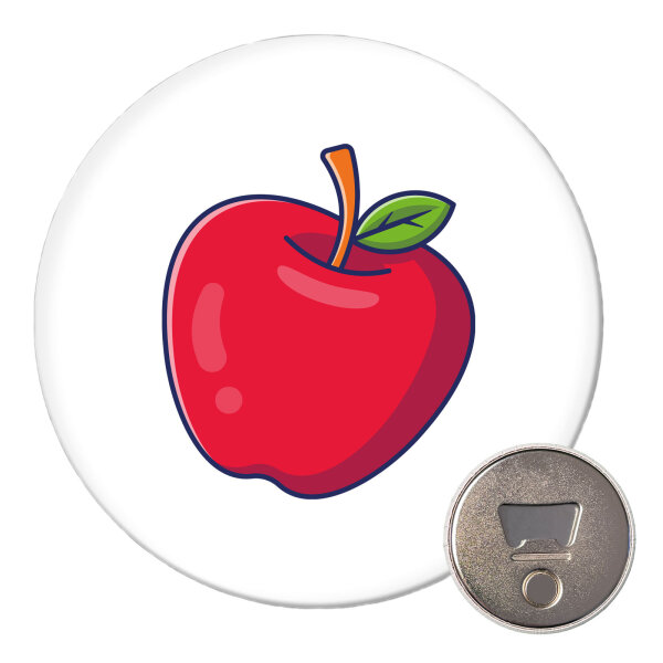 Magnet Apfel Comic 59mm Kühlschrankmagnet