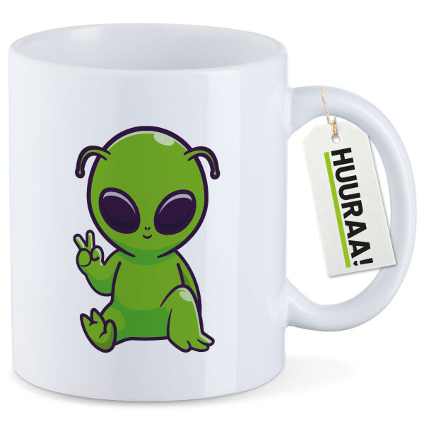 Kaffeetasse Alien Comic 330ml