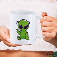Kaffeetasse Alien Comic 330ml