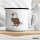 Emaille Tasse Adler Comic 300ml Vintage Emaille Becher