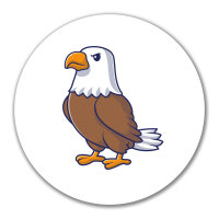 Aufkleber Adler Comic 10cm
