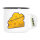 Emaille Tasse Käse Comic 300ml Vintage Emaille Becher