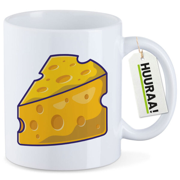 Kaffeetasse Käse Comic 330ml