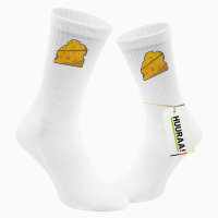 Unisex Socken Käse Comic Größe 37/46...