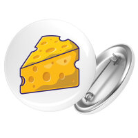 Button Käse Comic rund