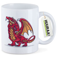 Kaffeetasse Drache Comic 330ml