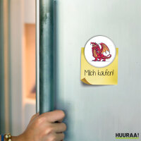 Magnet Drache Comic 59mm Kühlschrankmagnet...