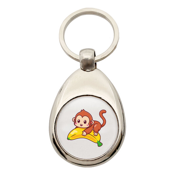 Schlüsselanhänger Süßer Affe Comic