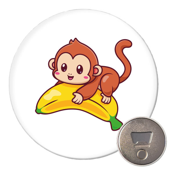 Magnet Süßer Affe Comic 59mm Kühlschrankmagnet