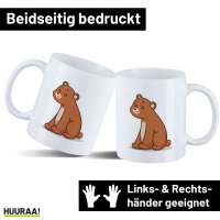 Kaffeetasse Bär Comic 330ml