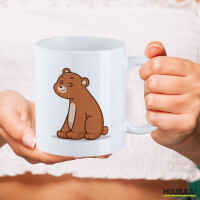 Kaffeetasse Bär Comic 330ml