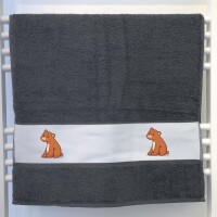 Handtuch Bär Comic 50x100cm