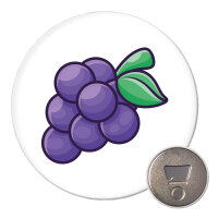 Magnet Traube Comic 59mm Kühlschrankmagnet