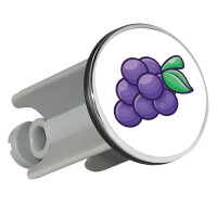 Waschbeckenstöpsel Traube Comic 4cm