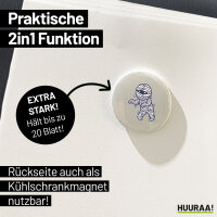 Magnet Mumie Comic 59mm Kühlschrankmagnet