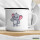 Emaille Tasse Elefant Comic 300ml Vintage Emaille Becher