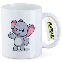 Kaffeetasse Elefant Comic 330ml