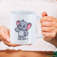 Kaffeetasse Elefant Comic 330ml