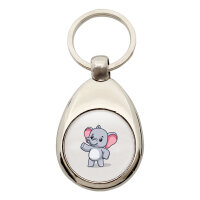 Schlüsselanhänger Elefant Comic