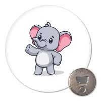 Magnet Elefant Comic 59mm Kühlschrankmagnet