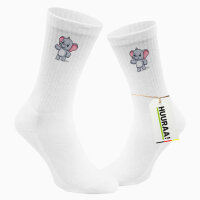 Unisex Socken Elefant Comic Baumwolle