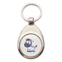 Schlüsselanhänger Zebra Comic