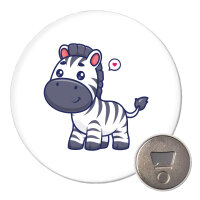 Magnet Zebra Comic 59mm Kühlschrankmagnet...