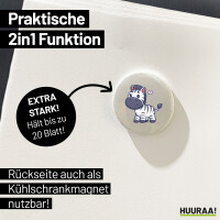 Magnet Zebra Comic 59mm Kühlschrankmagnet